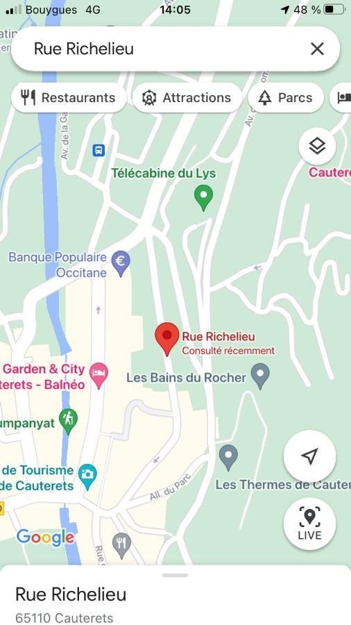 Appart 6 Pers Renove En Plein Coeur De Cauterets Exteriör bild